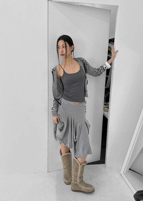 Tooltul Stripe Hooded Zip-up