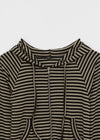Tooltul Stripe Hooded Zip-up