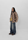 Syntro Duffle Two-tone Fur Jacket