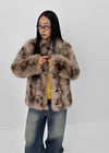 Syntro Duffle Two-tone Fur Jacket