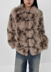Syntro Duffle Two-tone Fur Jacket