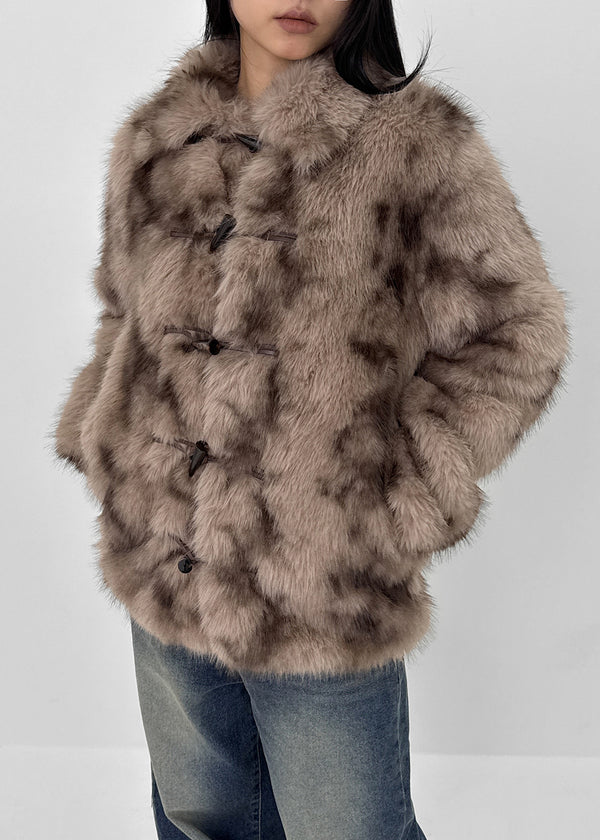 Syntro Duffle Two-tone Fur Jacket