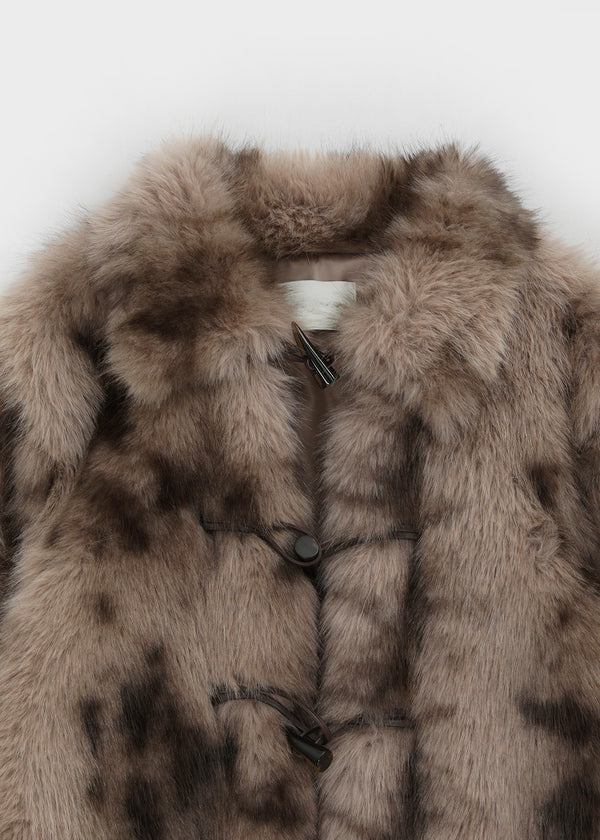 Syntro Duffle Two-tone Fur Jacket
