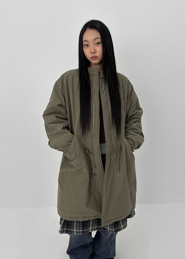 (UNISEX) Torclone Wellon Long Bomber Jacket