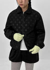 Chicoco Dot Two-way Bomber Jacket (3 Oz)