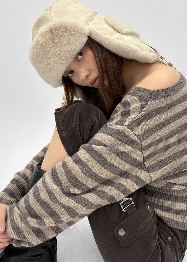 The Clang Leather Fur Trooper Hat