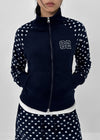 Sove Dot Numbering Fleece Zip-up (Set Available)