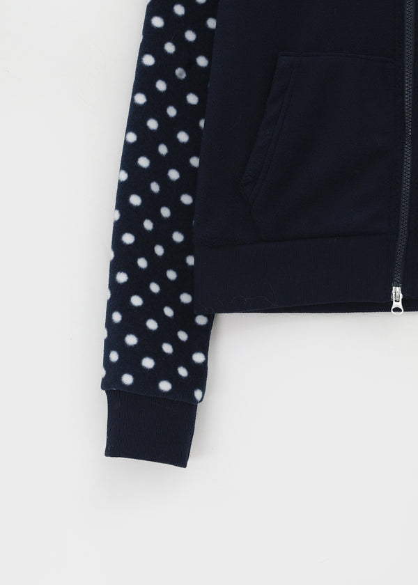 Sove Dot Numbering Fleece Zip-up (Set Available)