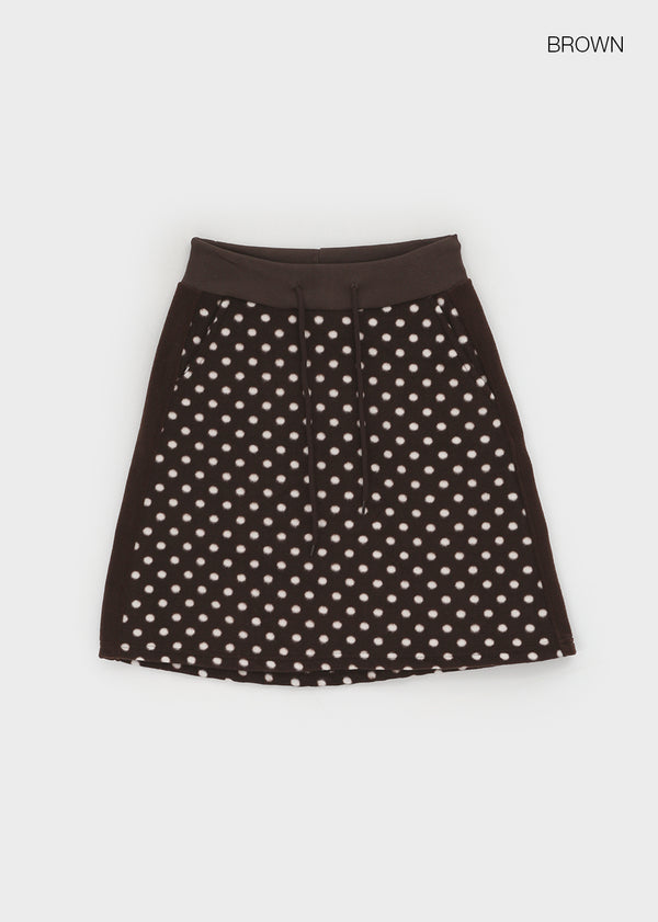 Sove Fleece Banding Midi Skirt (Set Available)