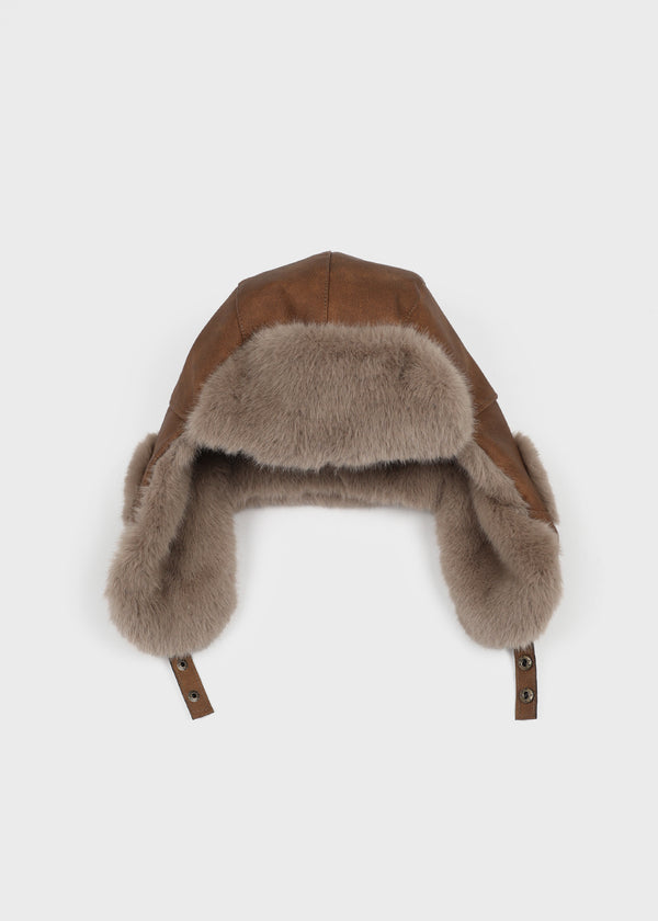 The Clang Leather Fur Trooper Hat