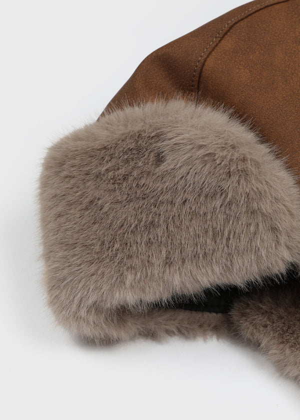 The Clang Leather Fur Trooper Hat