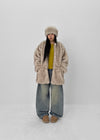 Muku Overfit Half Fur Jacket (Set Available)