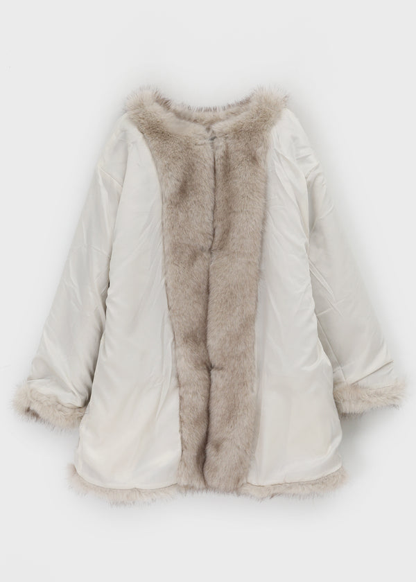 Muku Overfit Half Fur Jacket (Set Available)
