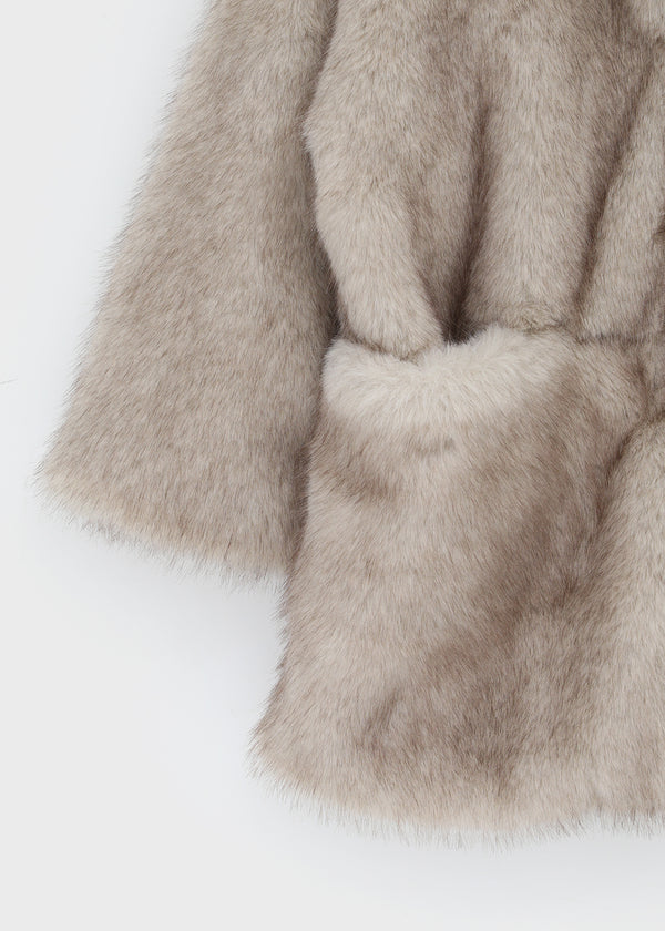 Muku Overfit Half Fur Jacket (Set Available)