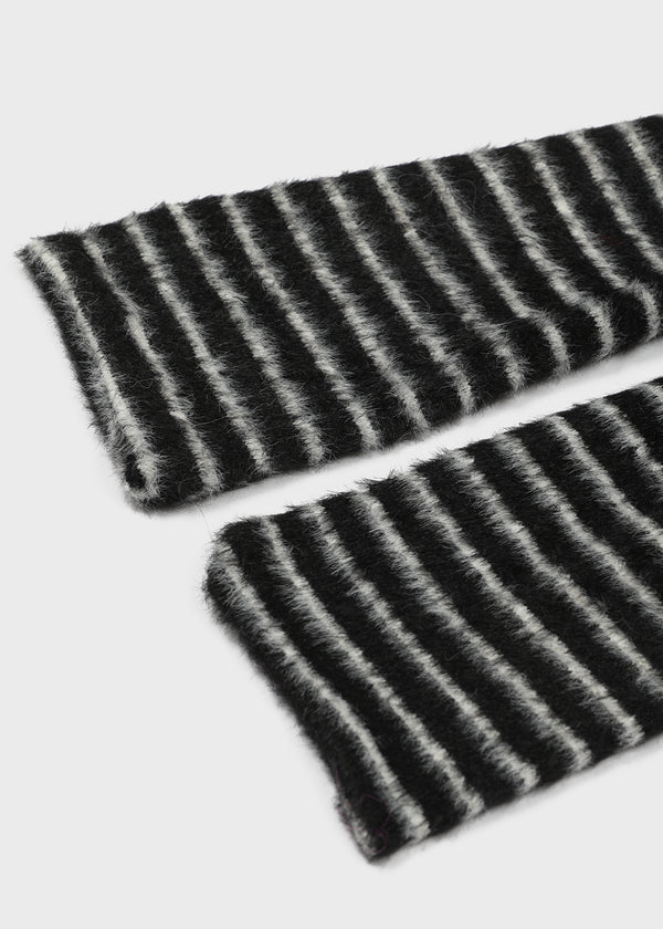 Romme Striped Angora Muffler