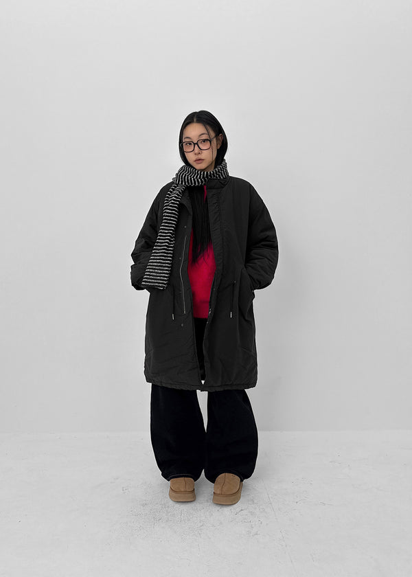 (UNISEX) Torclone Wellon Long Bomber Jacket