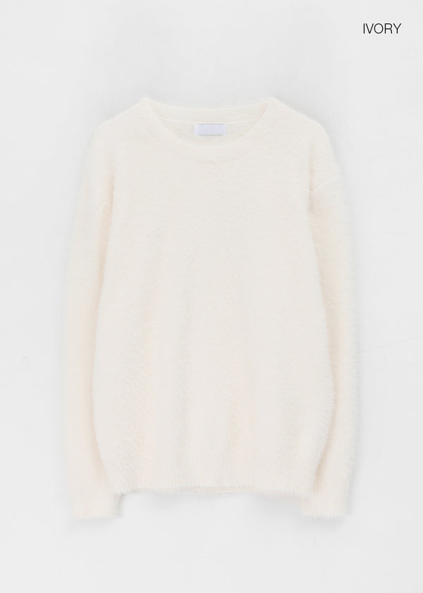 (UNISEX) Dekib Hairy Loose Fit Knit