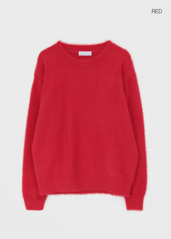 (UNISEX) Dekib Hairy Loose Fit Knit