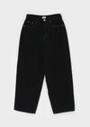 Somal Raised Fleece Wide Denim Pants