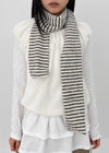 Romme Striped Angora Muffler