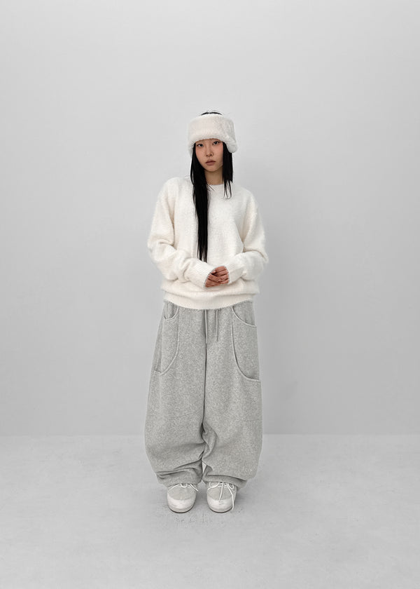 (UNISEX) Dekib Hairy Loose Fit Knit