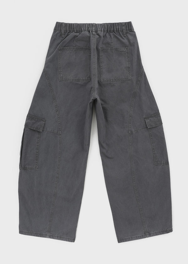 Ningti Curved Back Banding Cargo Pants