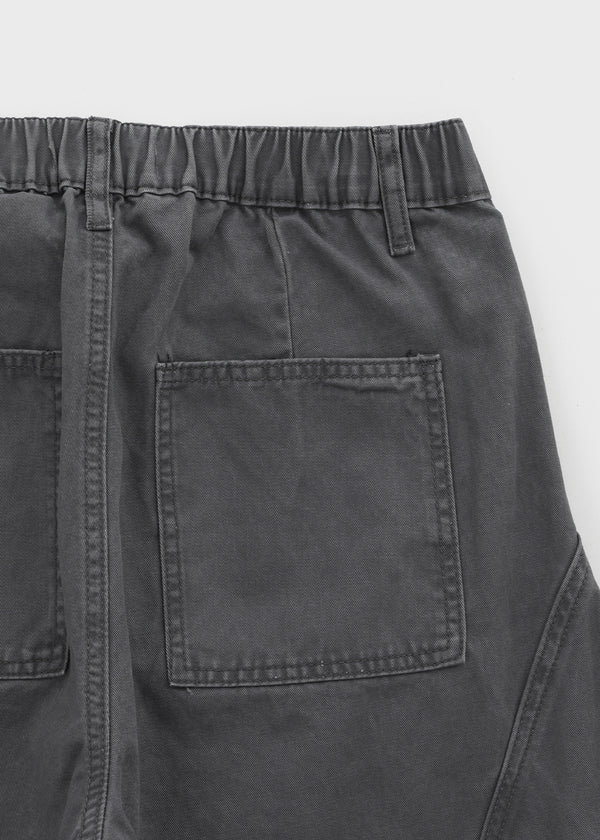 Ningti Curved Back Banding Cargo Pants