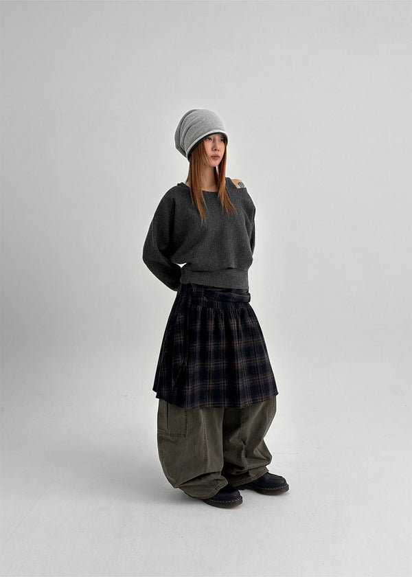 Etchia Set - Boatneck Knit, Knit Sleeveless