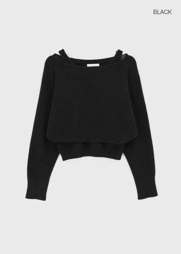 Etchia Set - Boatneck Knit, Knit Sleeveless