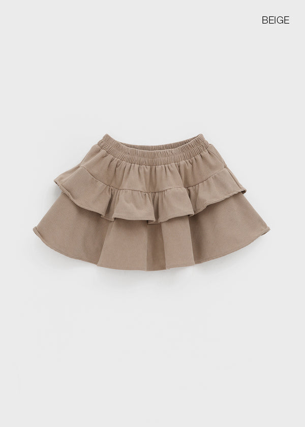 Umki Corduroy Cancan Mini Skirt