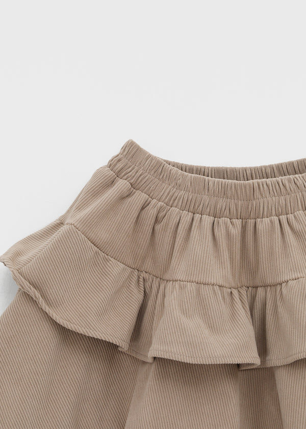 Umki Corduroy Cancan Mini Skirt