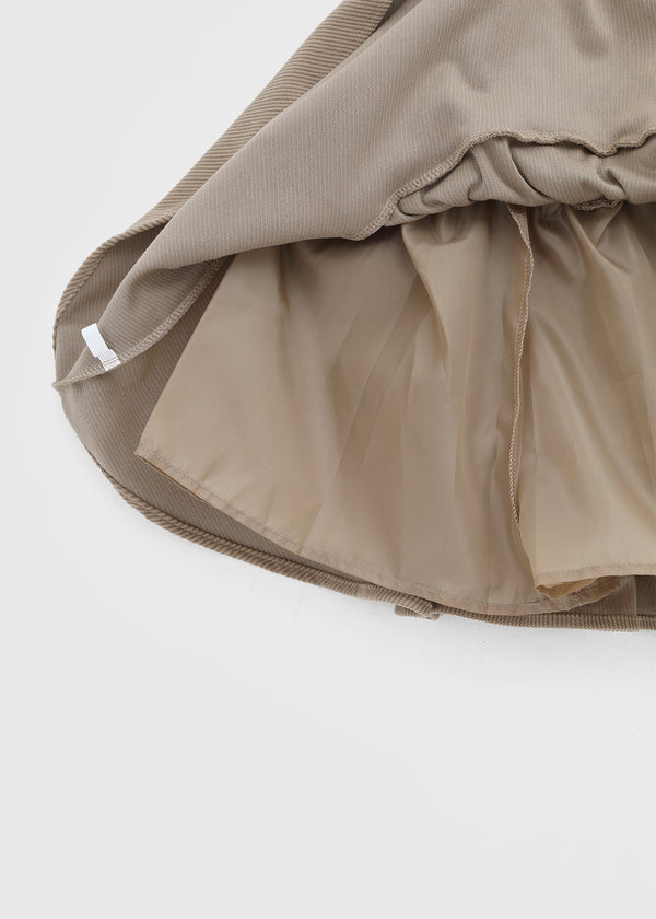 Umki Corduroy Cancan Mini Skirt