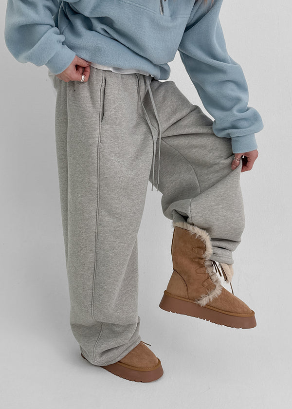 Caman Suede Folding Middle Fur Ugg Boots