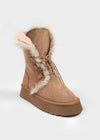 Caman Suede Folding Middle Fur Ugg Boots