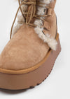 Caman Suede Folding Middle Fur Ugg Boots