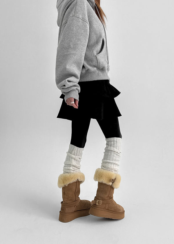 Umki Corduroy Cancan Mini Skirt