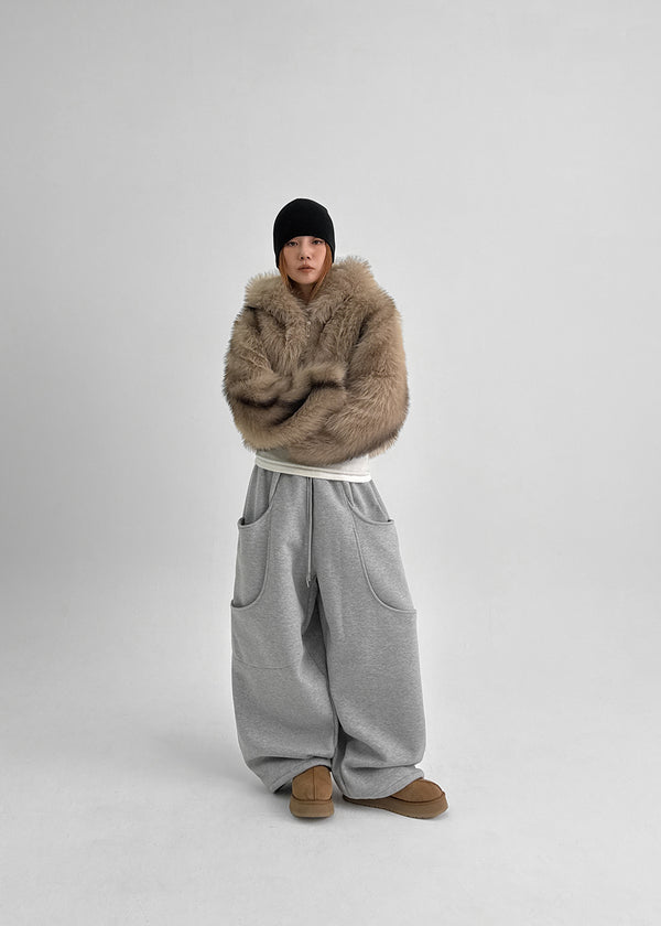 Konat Fur Hooded Jacket