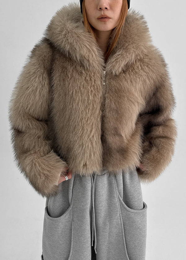 Konat Fur Hooded Jacket