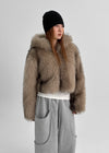 Konat Fur Hooded Jacket
