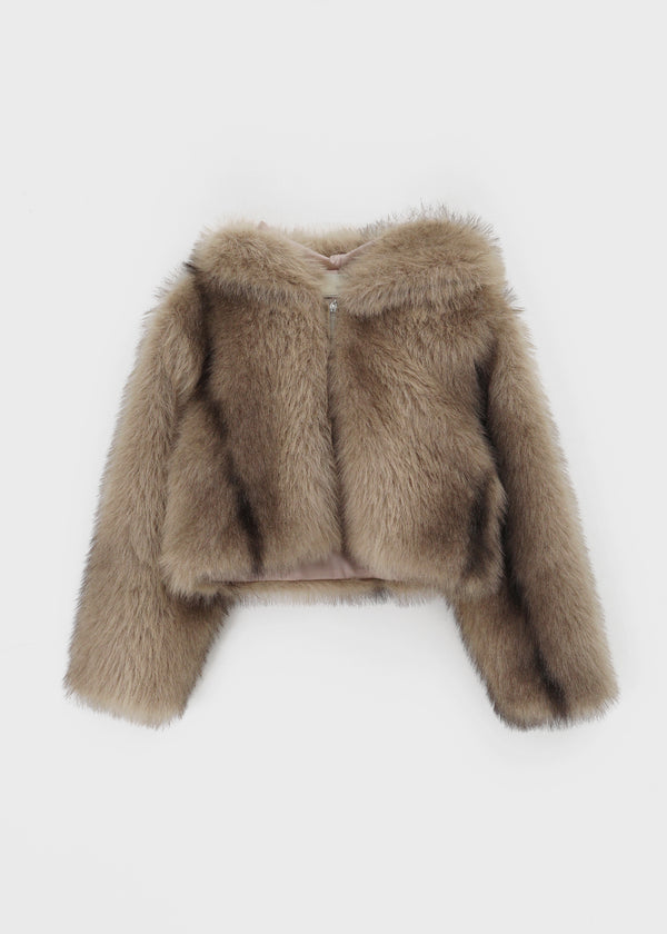 Konat Fur Hooded Jacket