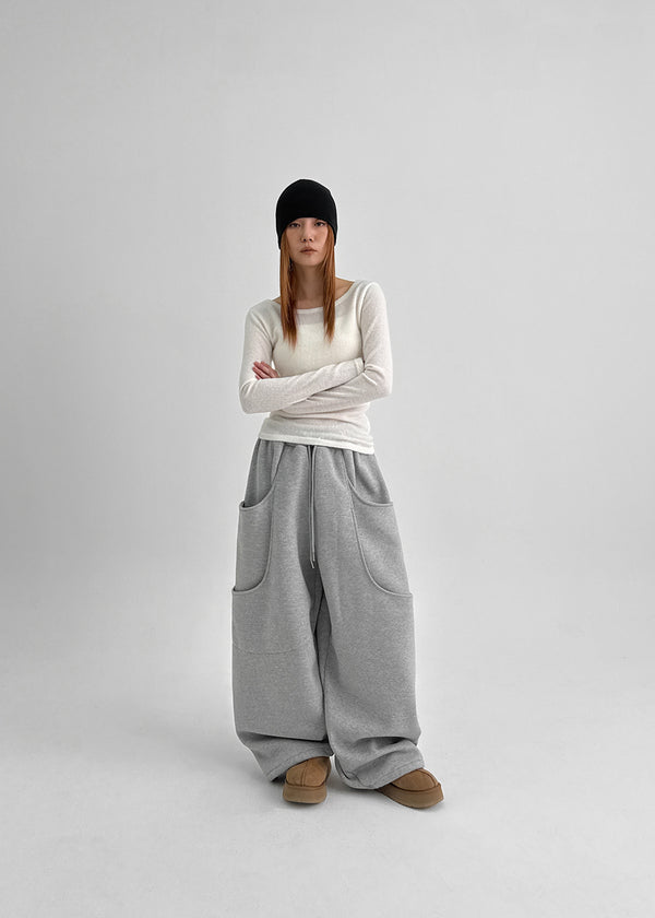 (UNISEX) Toang Slit Balloon Wide Two-Way Banding Pants (F/W Ver.)
