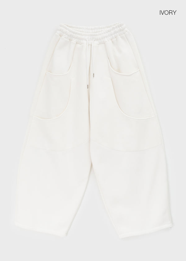 (UNISEX) Toang Slit Balloon Wide Two-Way Banding Pants (F/W Ver.)