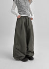 (UNISEX) Kennut Wide Balloon Padded Banding Pants