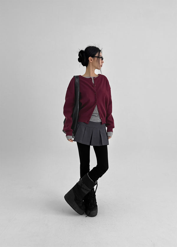 Lumecule Pleated Mini Skirt Pants