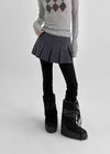 Lumecule Pleated Mini Skirt Pants