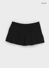 Lumecule Pleated Mini Skirt Pants