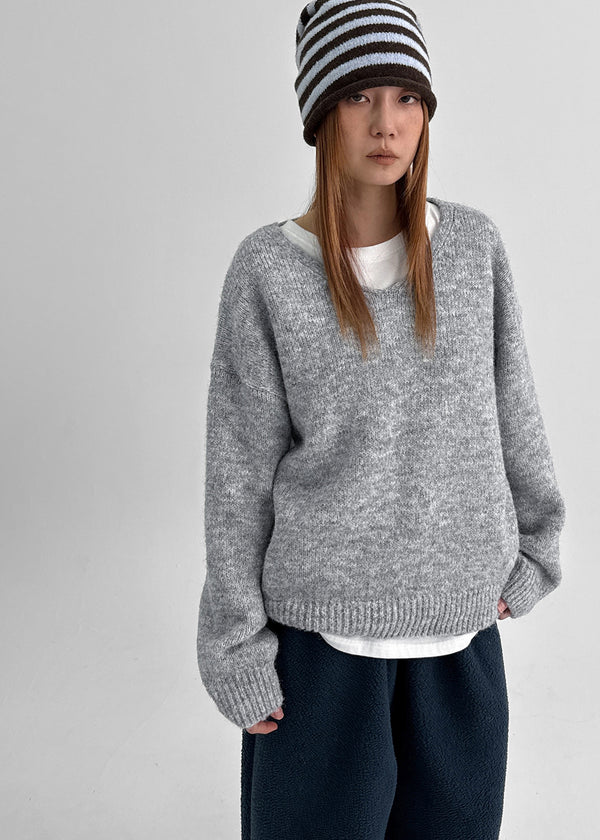 Decong V-neck Wool Knit