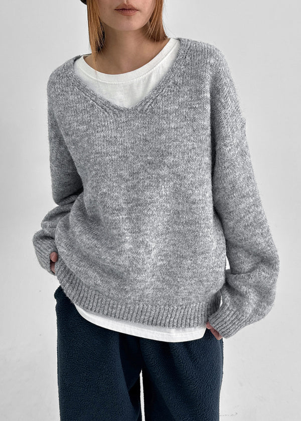 Decong V-neck Wool Knit