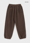 (UNISEX) Pondin Banding Fleece Wide Jogger Pants