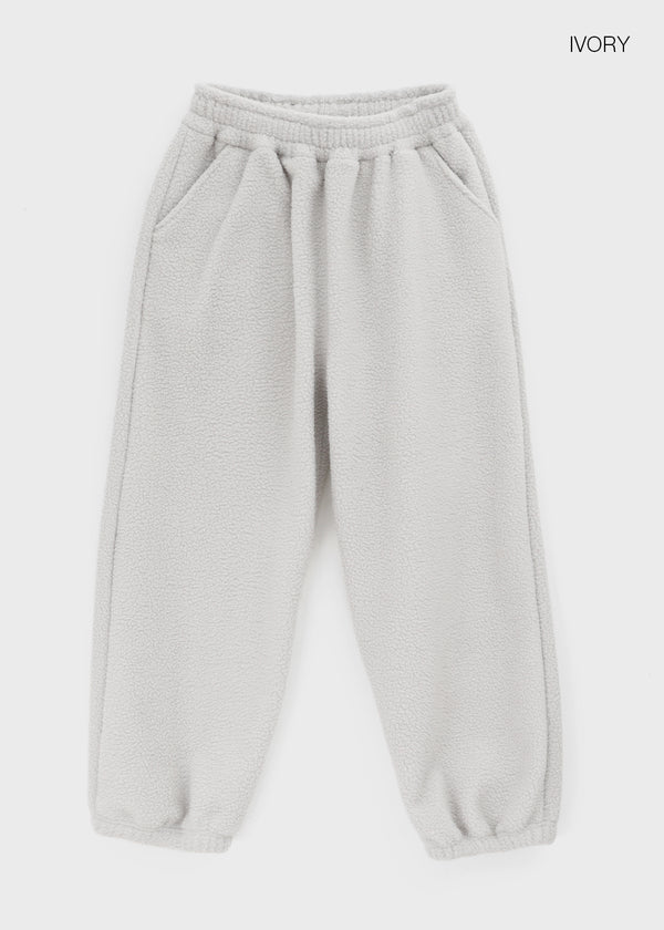(UNISEX) Pondin Banding Fleece Wide Jogger Pants
